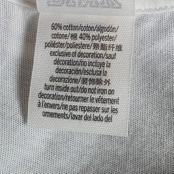 VS PINK Silver Sequin Logo Tank Top White Size L - Picture 8 of 9